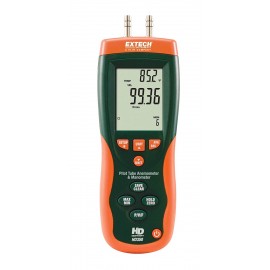 Anemómetro de tubo de Pitot + manómetro diferencial EXTECH - HD350