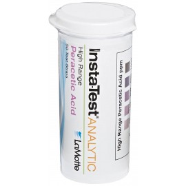 Tiras de prueba de ácido peracético único, alcance de alta gama, 0 – 1000ppm marca LaMotte - 3000HR