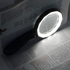 Lupa con luz, 10 lupas grandes de mano, 12 lupas con luz LED