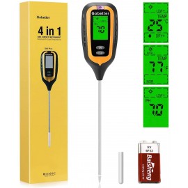 Higrómetro de humedad del suelo, PH, luz, temperatura GOBETTER
