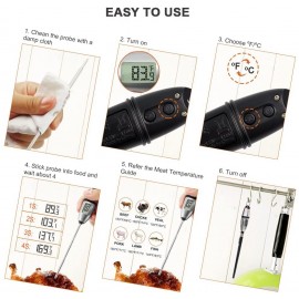 Termómetro de carne de lectura instantánea ThermoPro - TP-02S