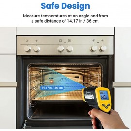 Etekcity 1080 - Termómetro infrarrojo digital láser de pistola -58 a 1022℉, -50 a 550℃
