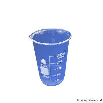 Vaso precipitado de vidrio...