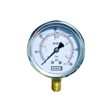 Manometro inox de bronce -...