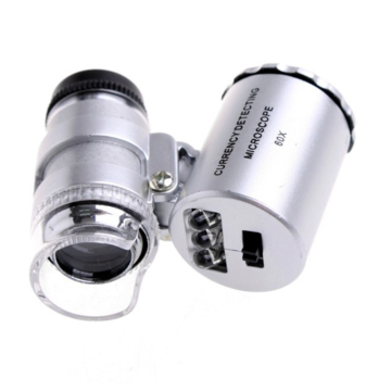 Lupa 60x con luz LED
