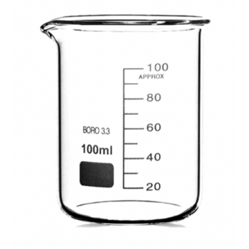Vaso precipitado de vidrio...
