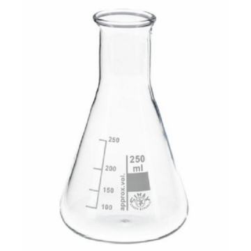 Matraz Erlenmeyer Vidrio 250ML