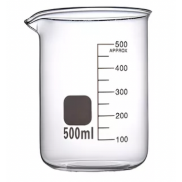 Vaso precipitado de vidrio...