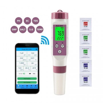 Medidor 7 En 1 Ph Temp Orp...