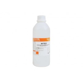 Solución de Calibración de CE 1413 µS/cm con certificación NIST (500 mL) HI7031L/C