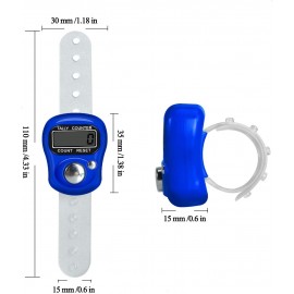 Contador electrónico de dedo (0 - 99999)