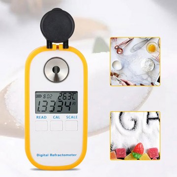 Refractometro Digital 0-50% Brix Vinos Jugos Azucar DR101