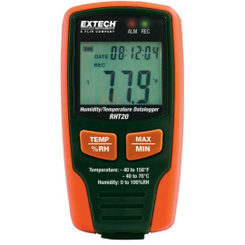 Termohigrómetro con Datalogger marca EXTECH RHT20