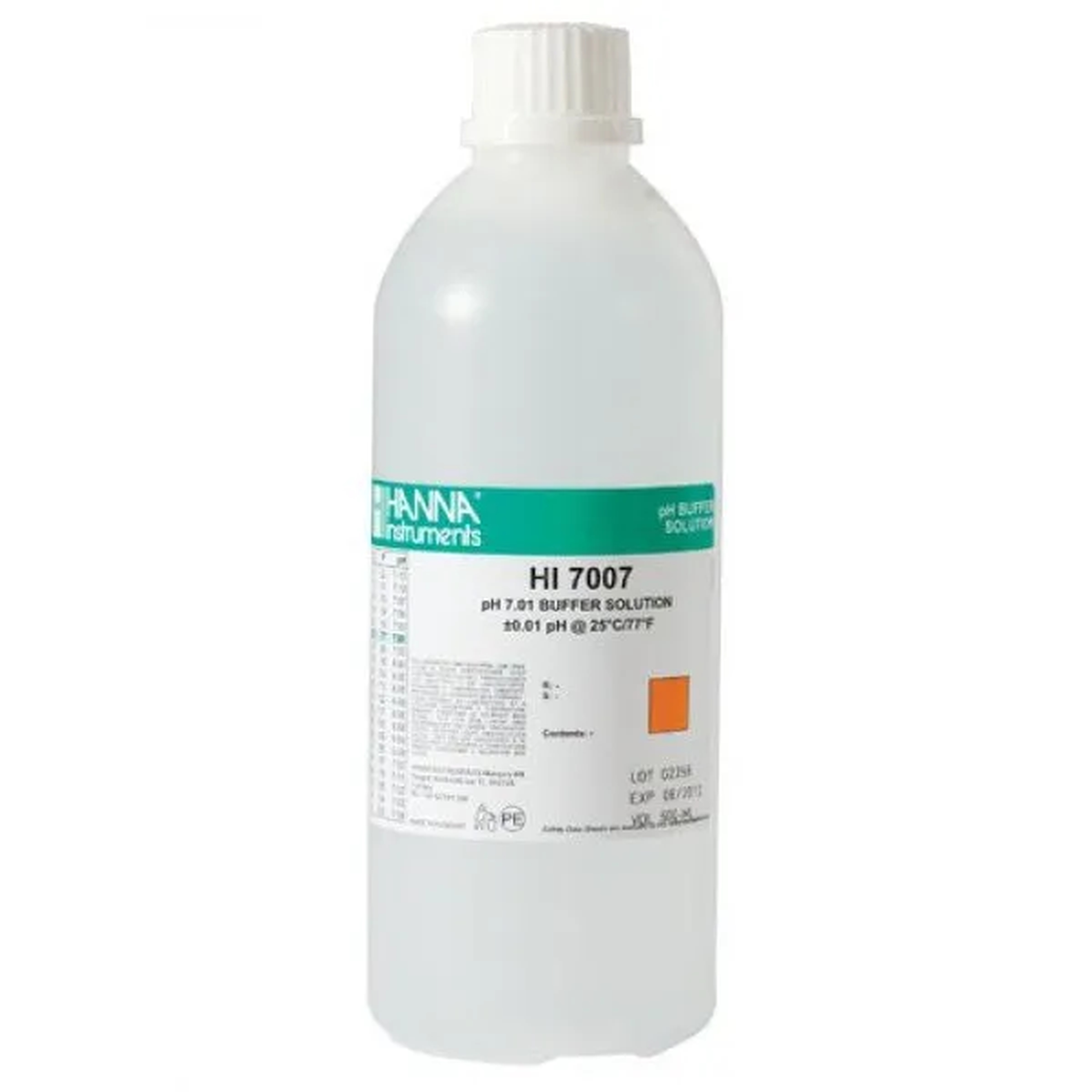 SOLUCIÓN DE CALIBRACIÓN (BUFFER) pH 7.01, Marca HANNA