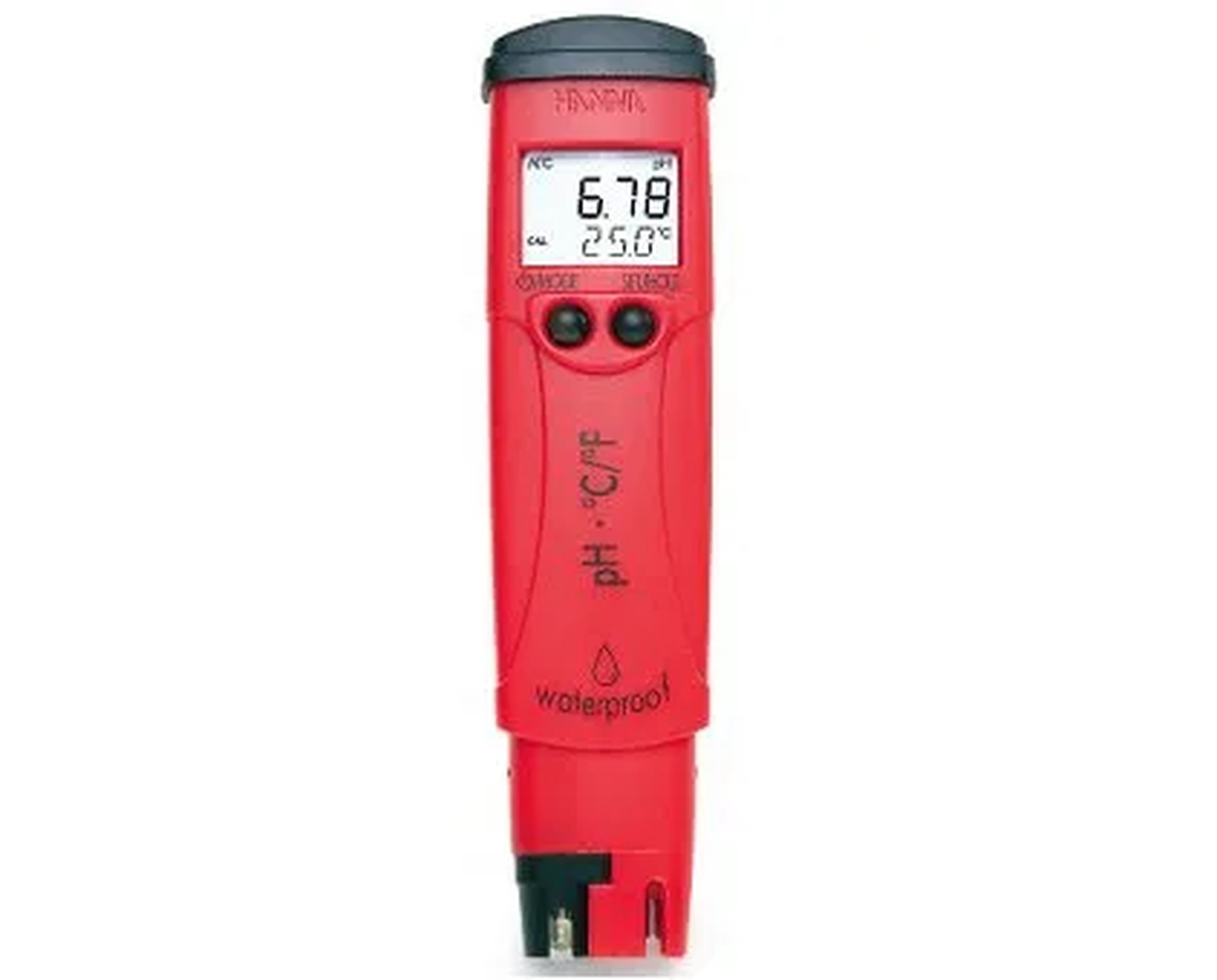 MEDIDOR DE pH Y TEMPERATURA PORTATIL, IMPERMEABLE, Marca HANNA, Modelo HI-98128