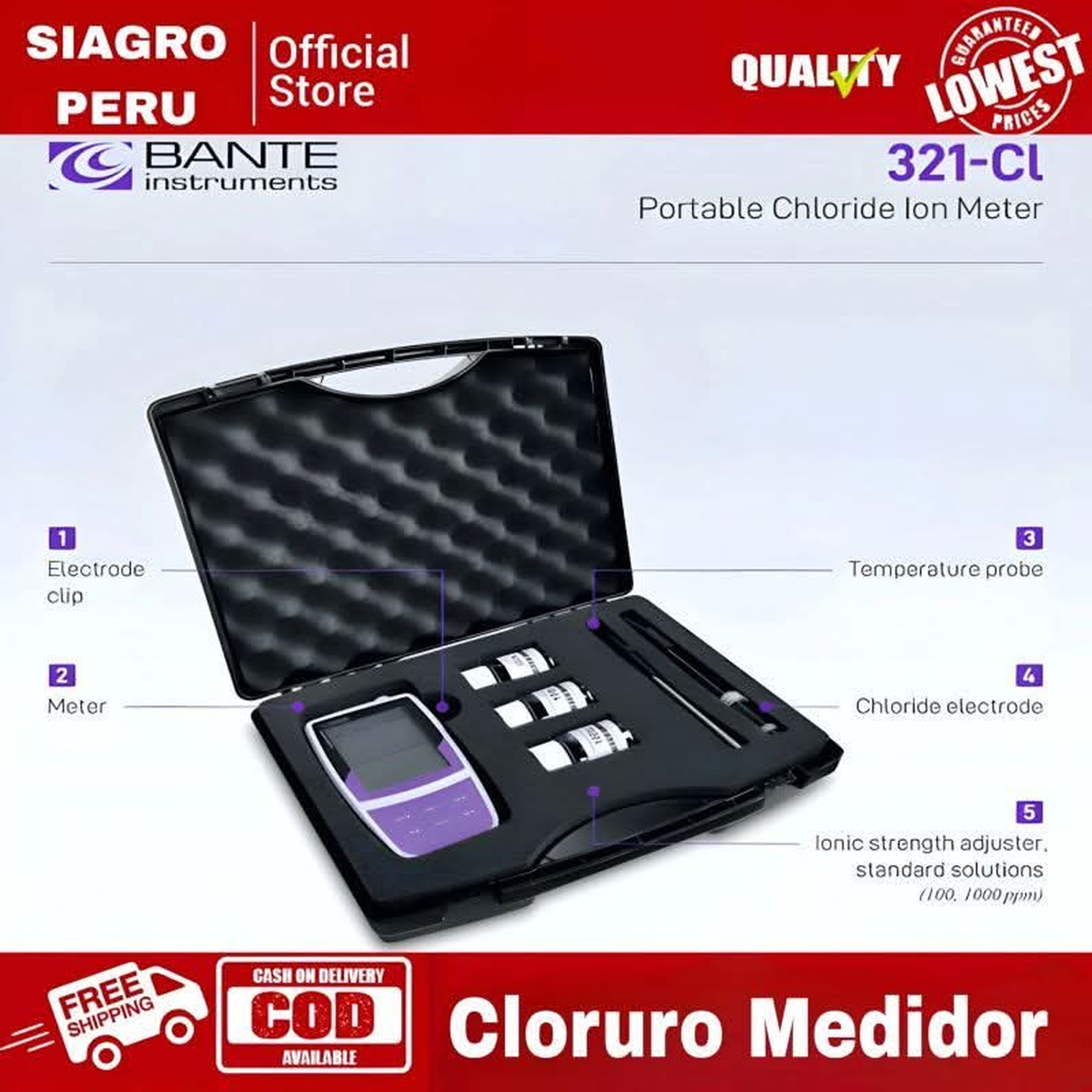 Medidor de Cloruro Bante