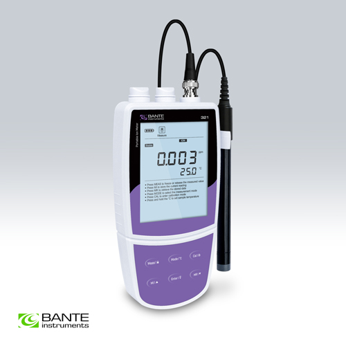 Medidor portatil de iones de sulfuro Bante321-S