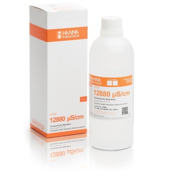 Solución de Calibración de CE 12880 µs/cm (500 ml.) HANNA - HI7030L