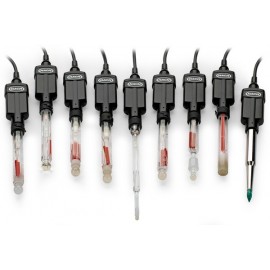 Medidor multiparamétrico de doble entrada para laboratorio, pH, CE, OD óptico, ORP e ISE HACH - HQ440D